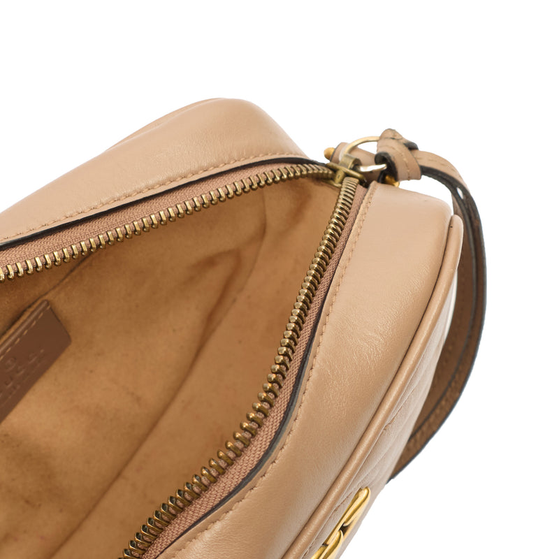 Picture of Gucci Shoulder Bag Marmont Shoulder Bag - Mini in Brown, Leather