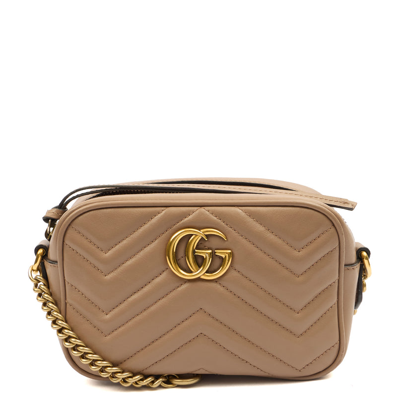 Picture of Gucci Shoulder Bag Marmont Shoulder Bag - Mini in Brown, Leather