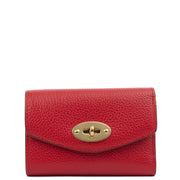 Picture of Mulberry Wallet Darley Wallet in Scarlet Red, Calfskin Leather