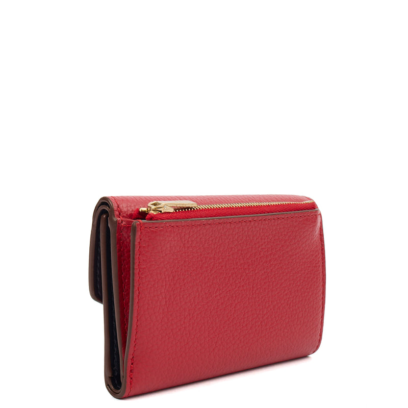 Picture of Mulberry Wallet Darley Wallet in Scarlet Red, Calfskin Leather