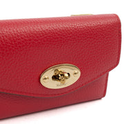 Picture of Mulberry Wallet Darley Wallet in Scarlet Red, Calfskin Leather