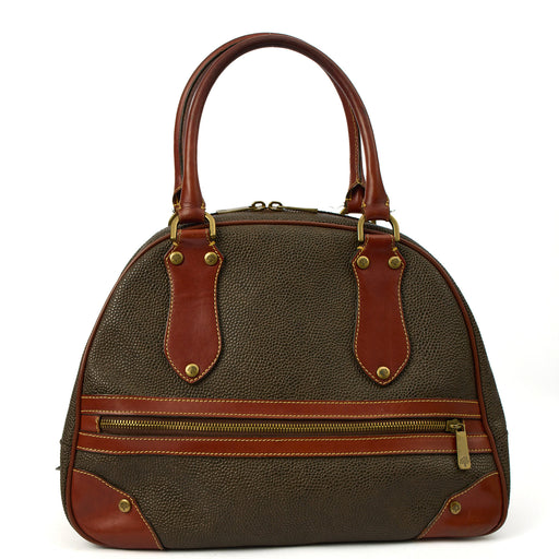 Picture of Mulberry Tote Scotchgrain Bowler - Small in Green, Scotchgrain