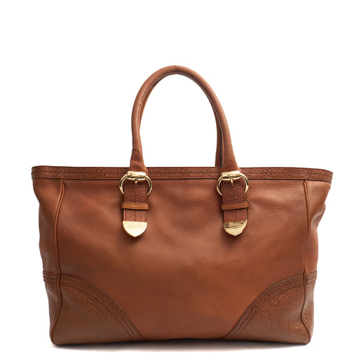 Picture of Gucci Tote Tote in Brown, Leather