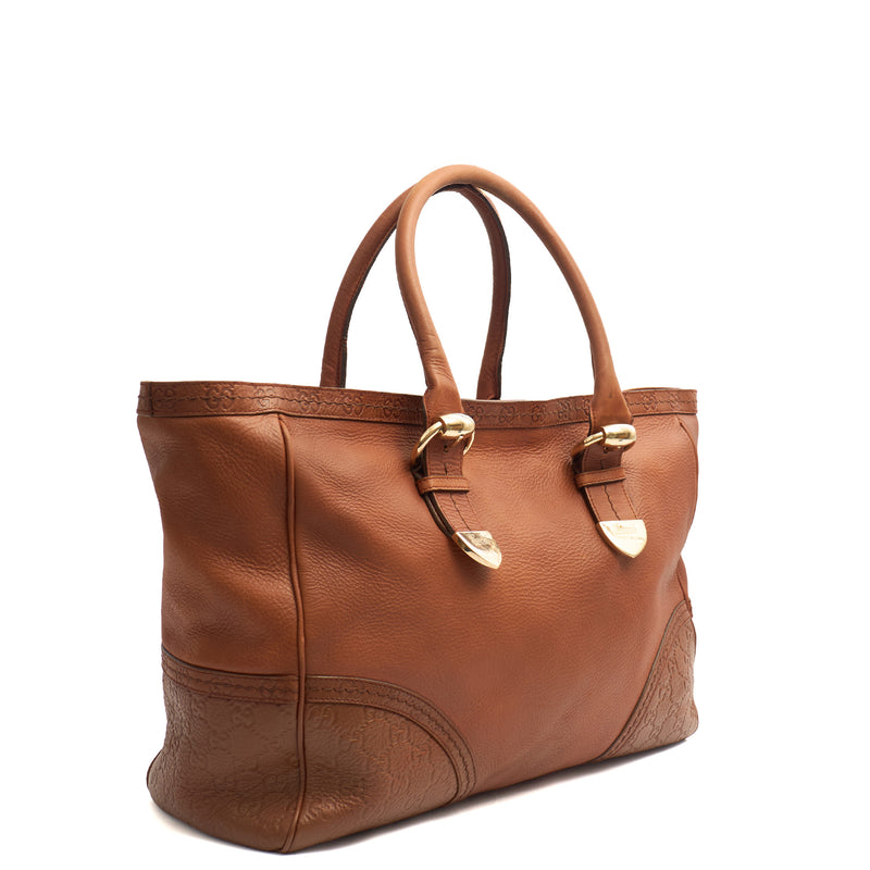 Picture of Gucci Tote Tote in Brown, Leather
