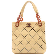 Picture of Chanel Tote Vintage Tote in Neutral, Caviar Leather
