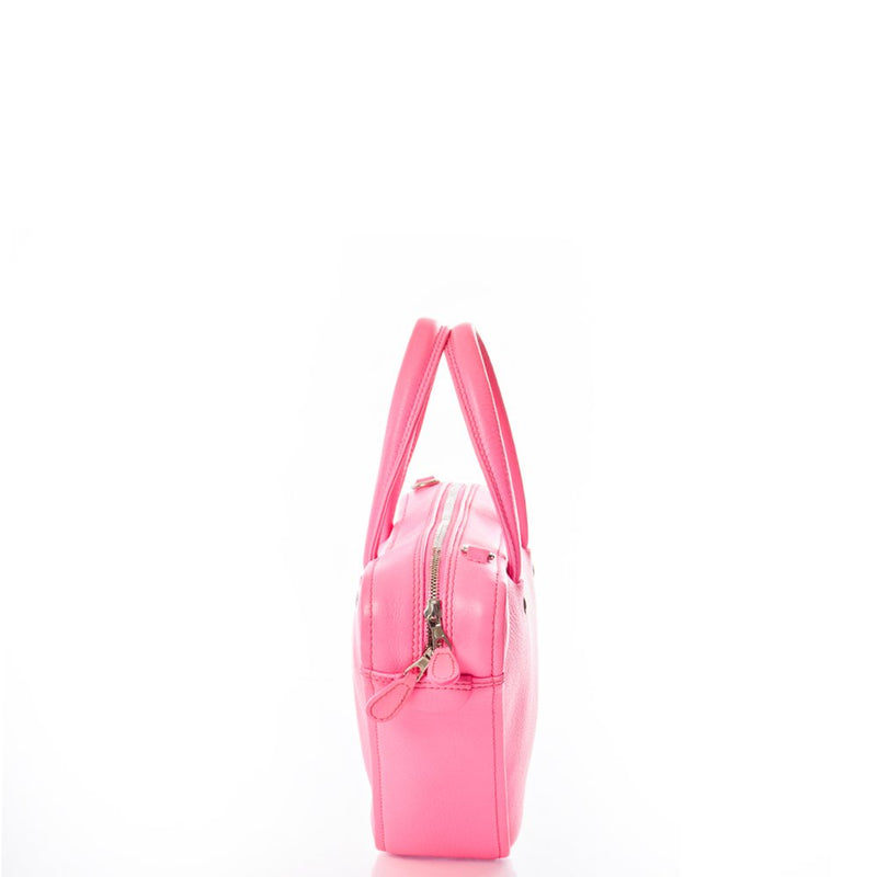 Picture of Balenciaga Top Handle Triangle Duffle S  in Pink, Leather