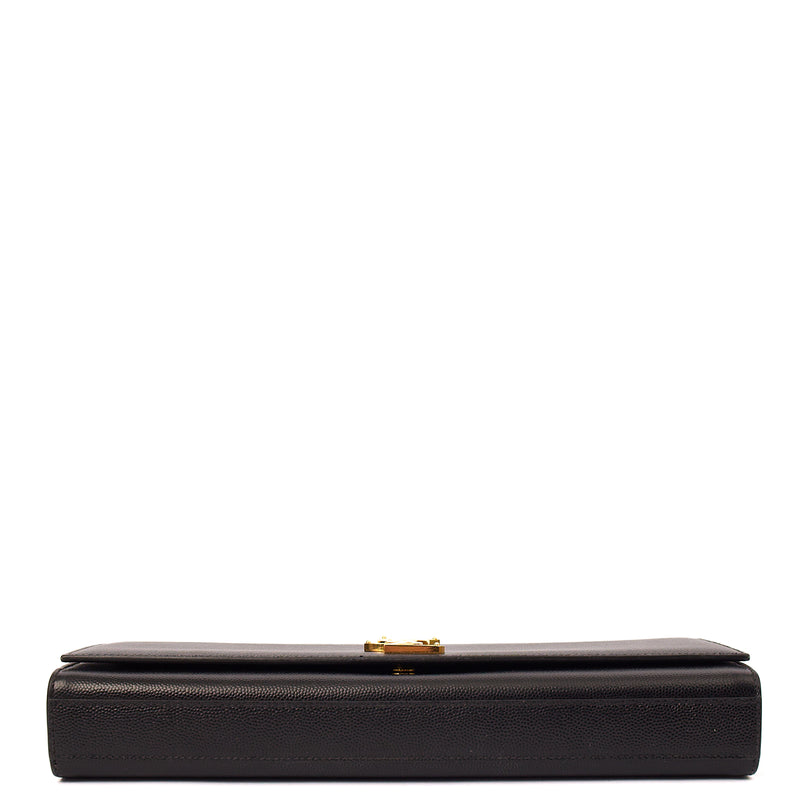 Picture of Saint Laurent Clutch Cassandra Clutch in Black, Leather