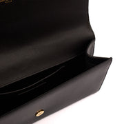 Picture of Saint Laurent Clutch Cassandra Clutch in Black, Leather