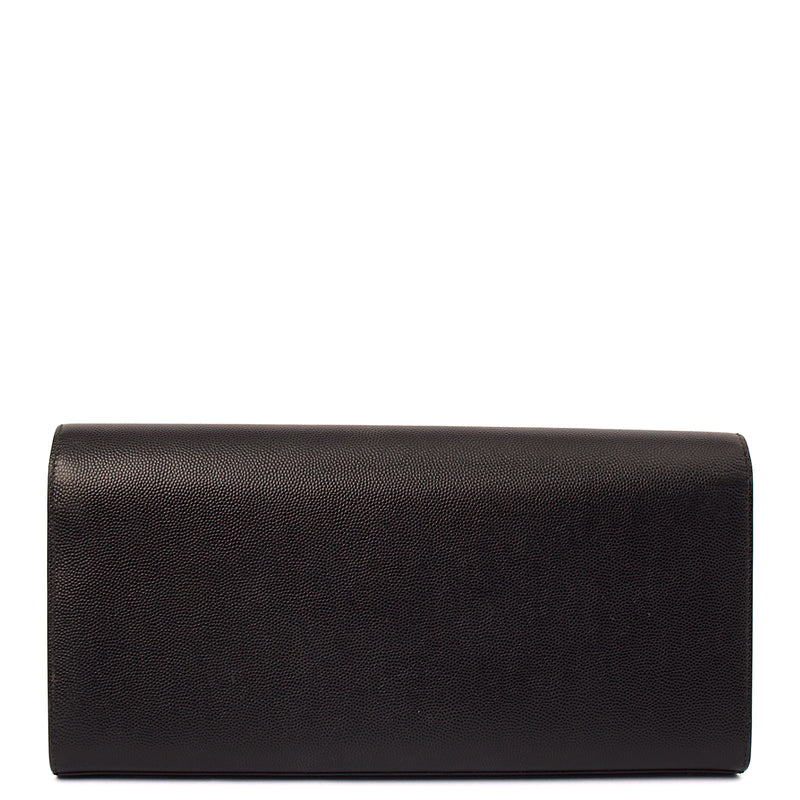 Picture of Saint Laurent Clutch Cassandra Clutch in Black, Leather