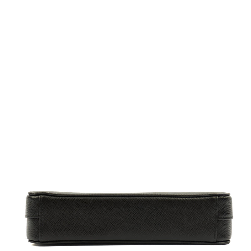 Picture of Prada Cross Body Dual zip  in Black, Saffiano Leather