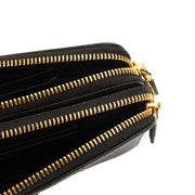 Picture of Prada Cross Body Dual zip  in Black, Saffiano Leather