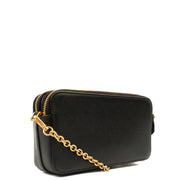 Picture of Prada Cross Body Dual zip  in Black, Saffiano Leather