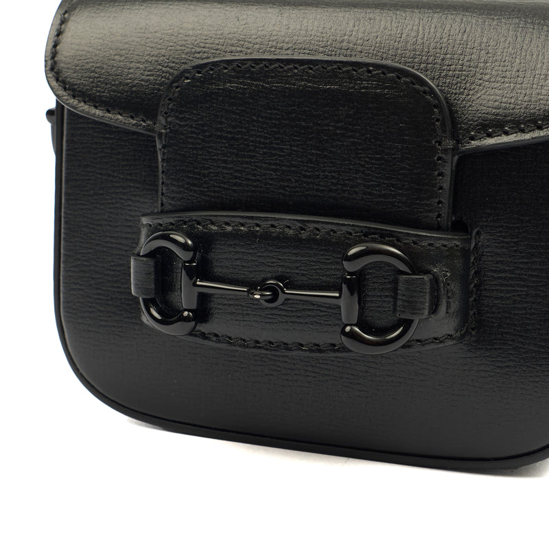 Picture of Gucci Cross Body Horsebit 1955 - Mini in Black, Leather