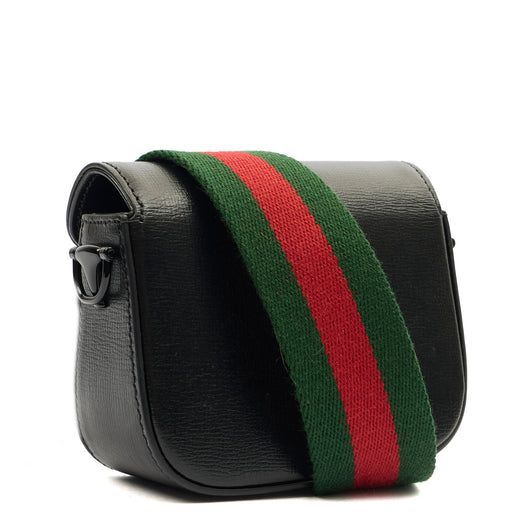Picture of Gucci Cross Body Horsebit 1955 - Mini in Black, Leather