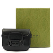 Picture of Gucci Cross Body Horsebit 1955 - Mini in Black, Leather