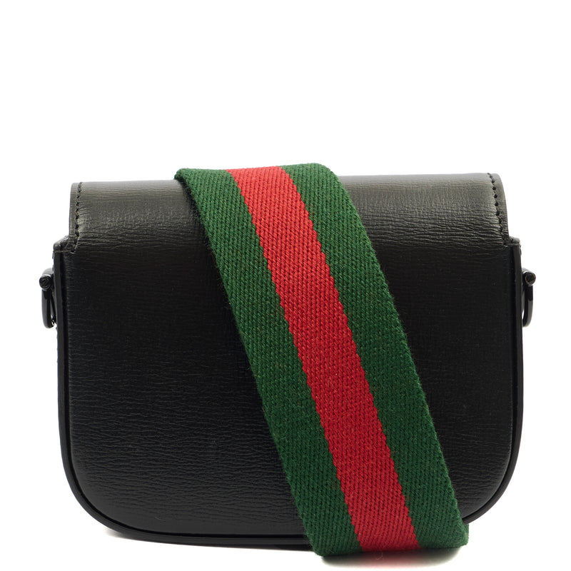 Picture of Gucci Cross Body Horsebit 1955 - Mini in Black, Leather