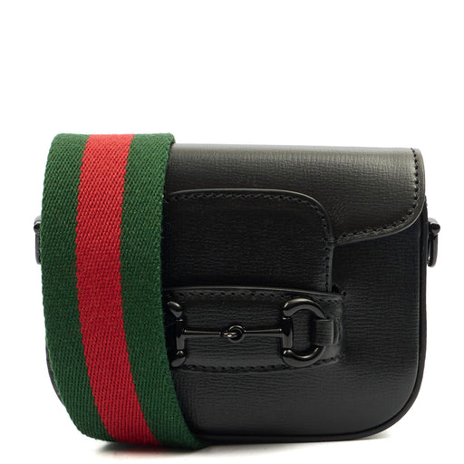 Picture of Gucci Cross Body Horsebit 1955 - Mini in Black, Leather