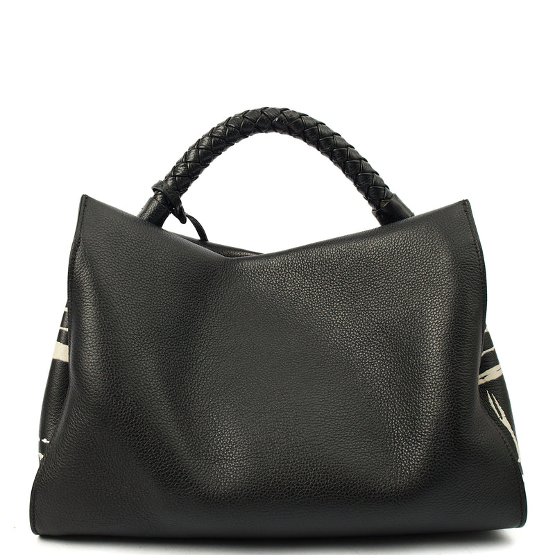 Picture of Mulberry Top Handle Iris in Black, Leather