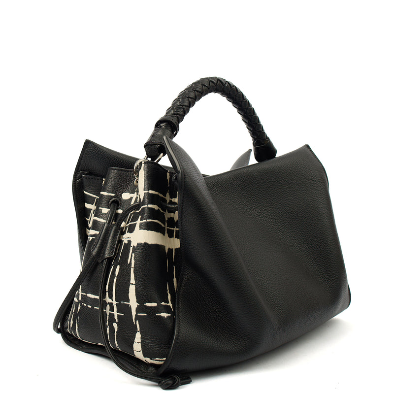 Picture of Mulberry Top Handle Iris in Black, Leather