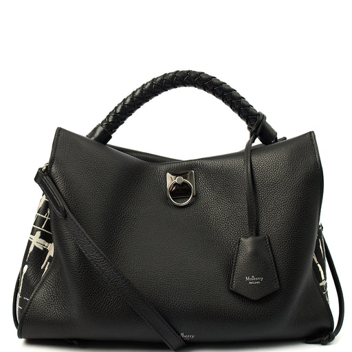 Picture of Mulberry Top Handle Iris in Black, Leather