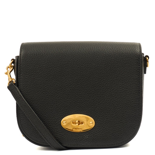 Picture of Mulberry Cross Body Darley Satchel - Small in Black, Leather