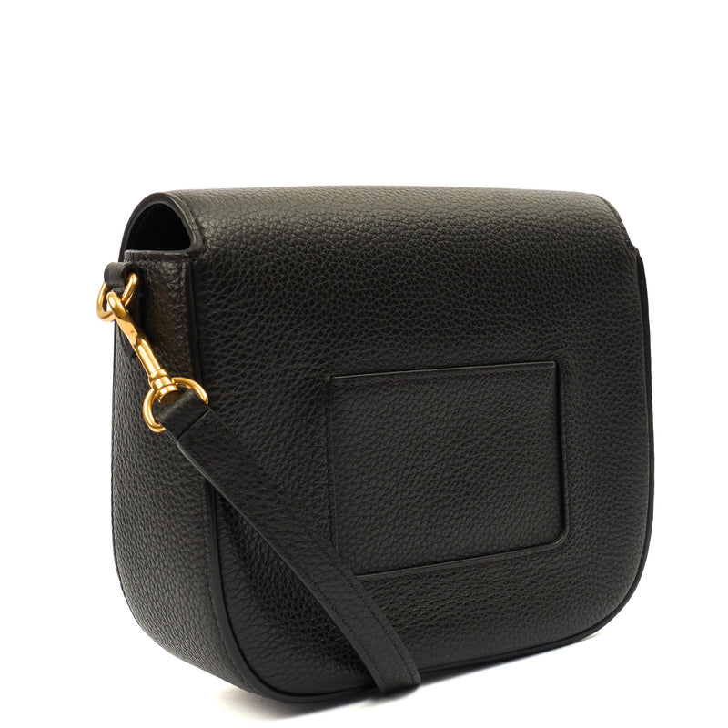 Picture of Mulberry Cross Body Darley Satchel - Small in Black, Leather