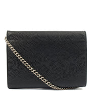 Picture of Gucci Cross Body Dionysus Chain Wallet in Black, Leather