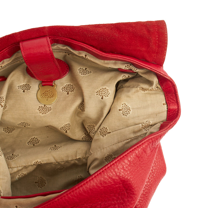 Picture of Mulberry Satchel Effie Satchel in Scarlet Red, Leather