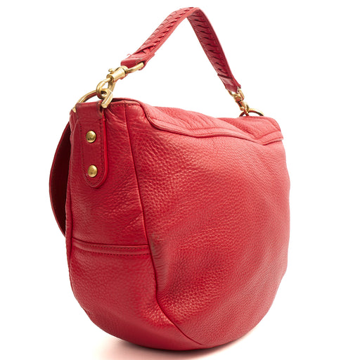 Picture of Mulberry Satchel Effie Satchel in Scarlet Red, Leather
