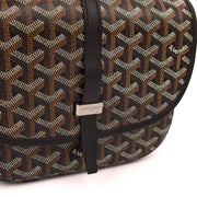 Picture of Goyard Cross Body Belvedere PM in Black, Leather