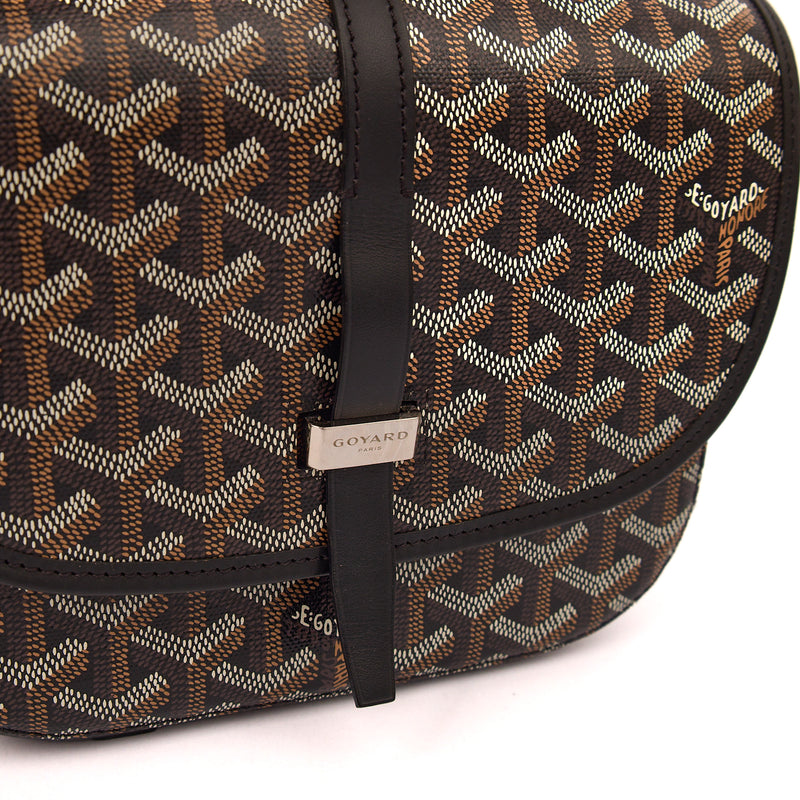 Picture of Goyard Cross Body Belvedere PM in Black, Leather