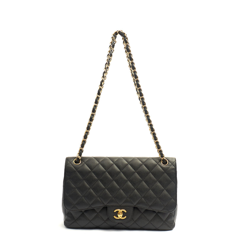Picture of Chanel Shoulder Bag Classic Double Flap - Large in Black, Caviar Leather