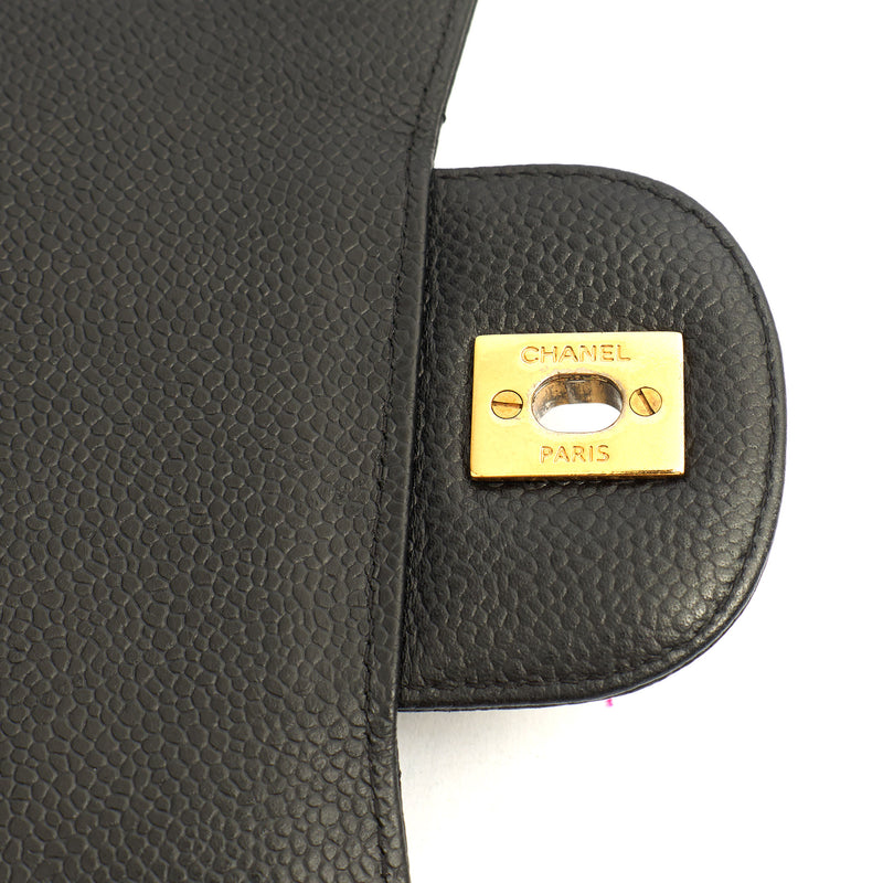 Picture of Chanel Shoulder Bag Classic Double Flap - Large in Black, Caviar Leather