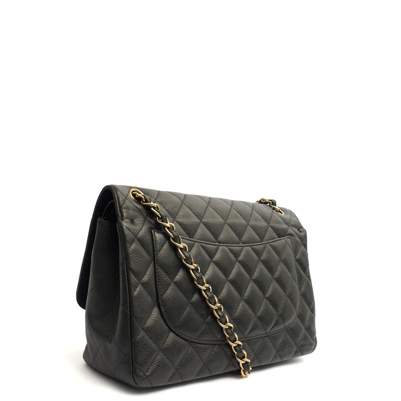 Picture of Chanel Shoulder Bag Classic Double Flap - Large in Black, Caviar Leather