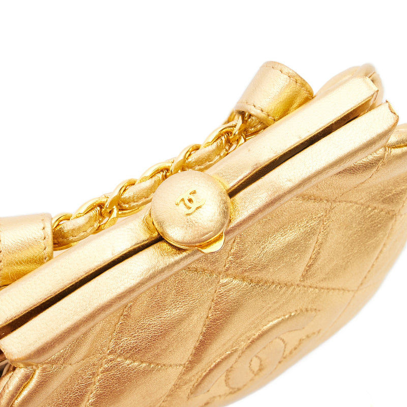 Picture of Chanel Cross Body Belt Bag in Metallic, Calfskin Leather