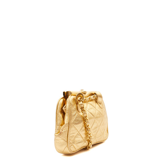 Picture of Chanel Cross Body Belt Bag in Metallic, Calfskin Leather