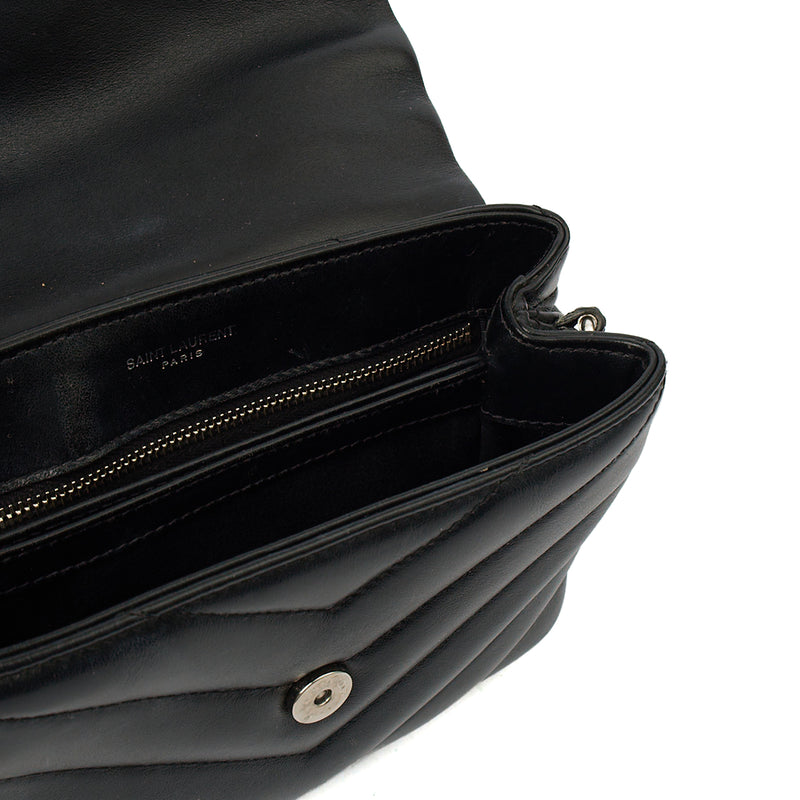 Picture of Saint Laurent Cross Body LouLou - Toy in Black, Leather