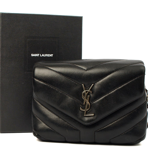 Picture of Saint Laurent Cross Body LouLou - Toy in Black, Leather