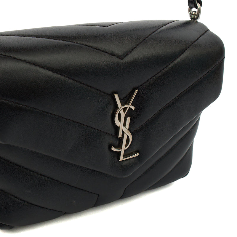 Picture of Saint Laurent Cross Body LouLou - Toy in Black, Leather