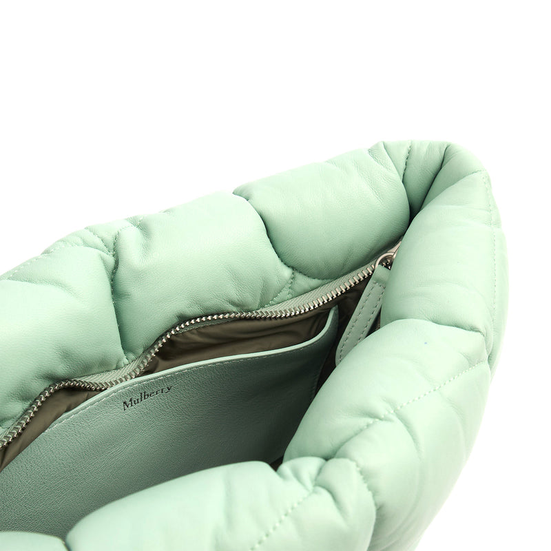 Picture of Mulberry Shoulder Bag Little Softie in Poplin Blue, Calfskin Leather