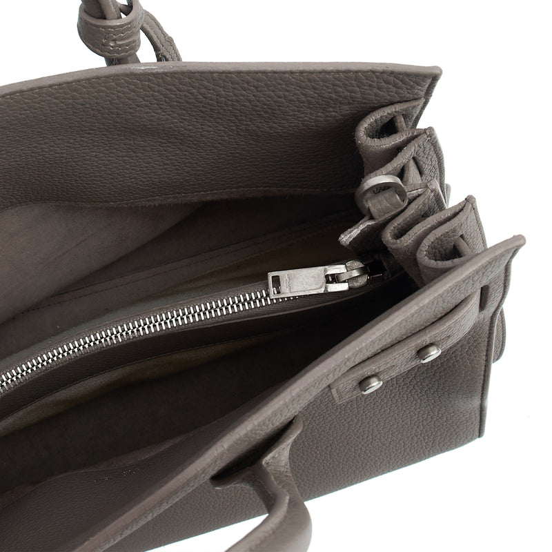 Picture of Saint Laurent Tote Sac de Jour in Grey, Calfskin Leather