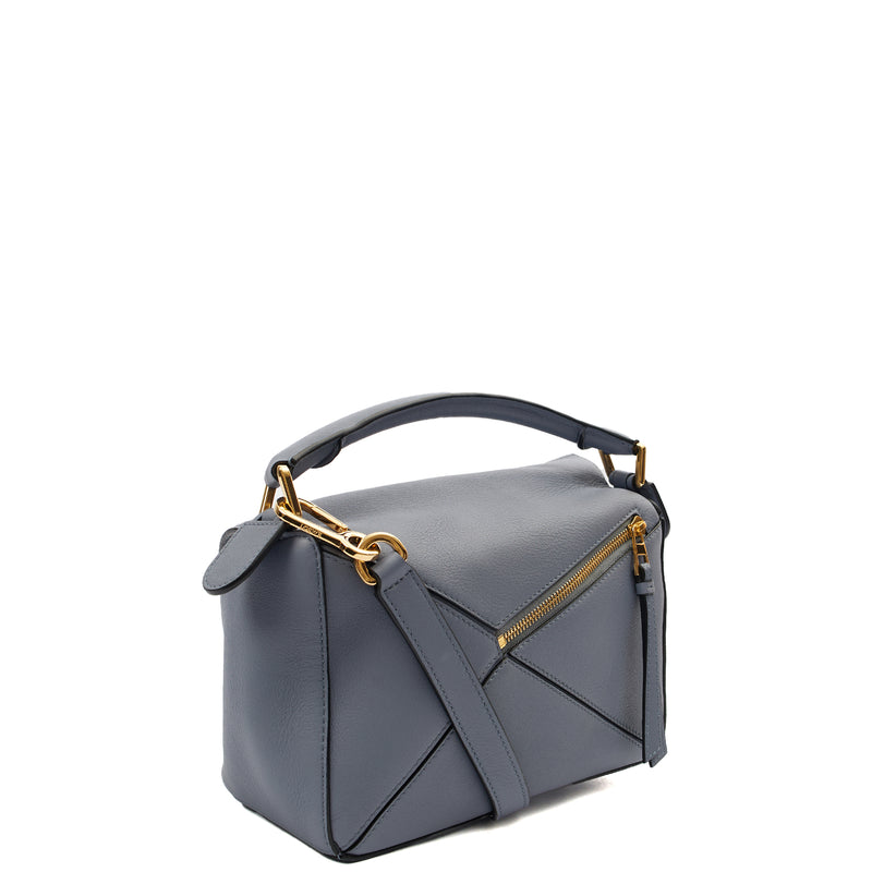 Picture of Loewe Cross Body Puzzle - Small in Blue, invalid