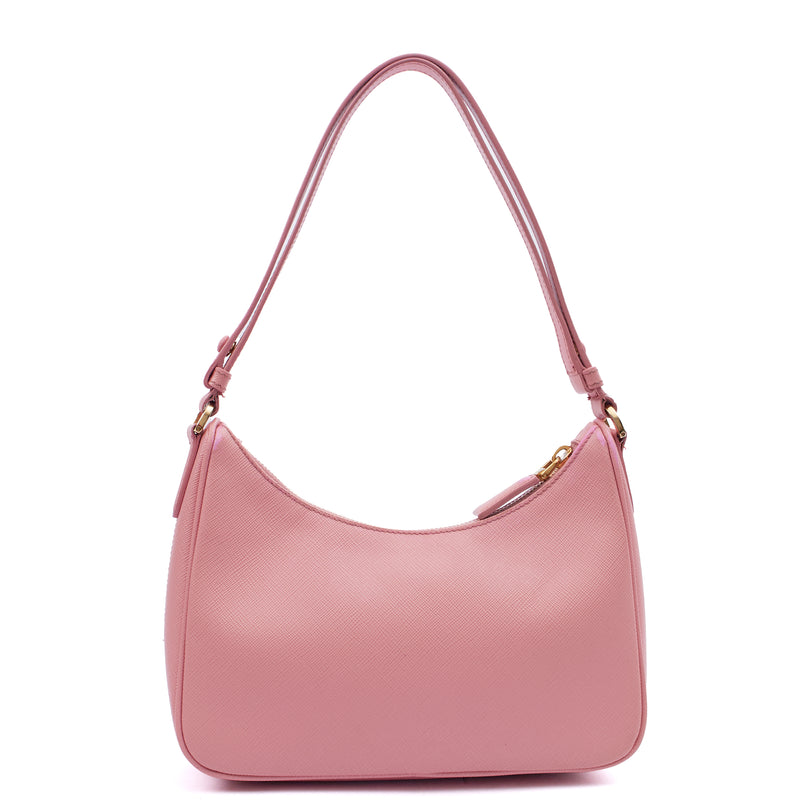 Picture of Prada Shoulder Bag Re-Edition 2005 Saffiano in Pink, Saffiano Leather