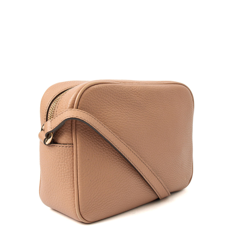 Picture of Gucci Cross Body Soho  Disco Bag - Small in Neutral, Leather