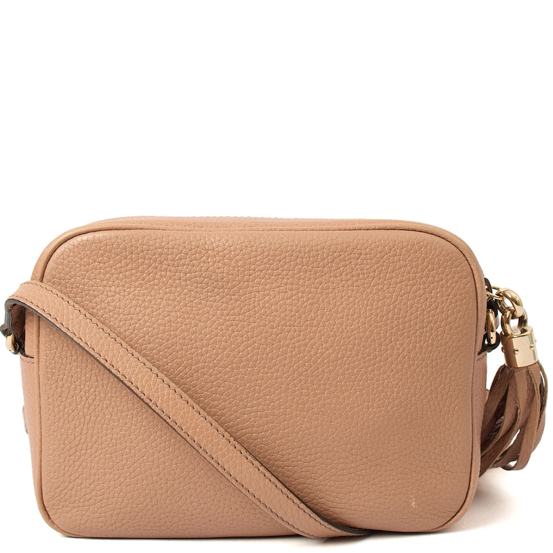 Picture of Gucci Cross Body Soho  Disco Bag - Small in Neutral, Leather