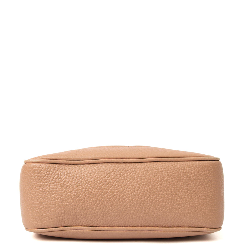 Picture of Gucci Cross Body Soho  Disco Bag - Small in Neutral, Leather