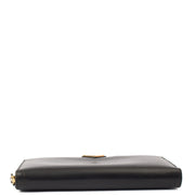 Picture of Prada Purse Zip Around Wallet in Black, Leather