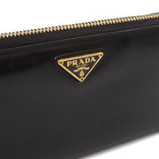 Picture of Prada Purse Zip Around Wallet in Black, Leather