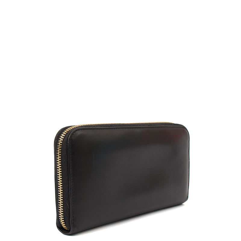 Picture of Prada Purse Zip Around Wallet in Black, Leather
