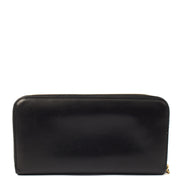 Picture of Prada Purse Zip Around Wallet in Black, Leather